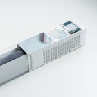 Штора рулонная «День-ночь» под лен, 90×180 см (с учётом креплений 3,5 см), цвет серый - фото 24219548