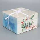 Коробка для капкейка «Яркого Нового года», шар, 16 х 16 х 10 см, Новый год - Фото 1