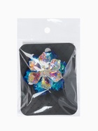 Брошь "Цветок" сказочный, цвет радужно-синий в серебре - фото 809276926