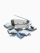 Брошь «Цветок» сказочный, радужно-сиреневая в серебре - Фото 3