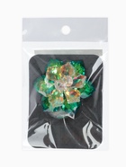 Брошь "Цветок" сказочный, цвет радужно-зелёный в серебре - фото 809276937