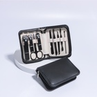 Набор маникюрный, 9 предметов, в футляре, чёрный - Фото 3