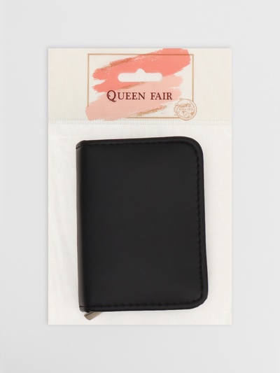 Набор маникюрный, 9 предметов, в футляре, цвет чёрный