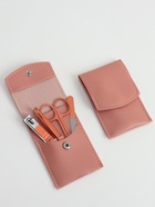 Набор маникюрный, 4 предмета, в футляре, розовый - Фото 3