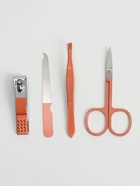 Набор маникюрный, 4 предмета, в футляре, розовый - Фото 5