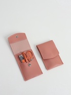 Набор маникюрный, 4 предмета, в футляре, розовый - Фото 4