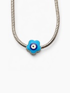 Шарм «Глаз Фатимы» цветок, цветная в серебре - Фото 1