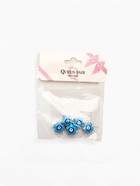 Шарм «Глаз Фатимы» цветок, цветная в серебре - Фото 5