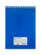 Блокнот А5 60л кл на гребне Для конференций, обл мел карт, СИНИЙ - фото 809636385