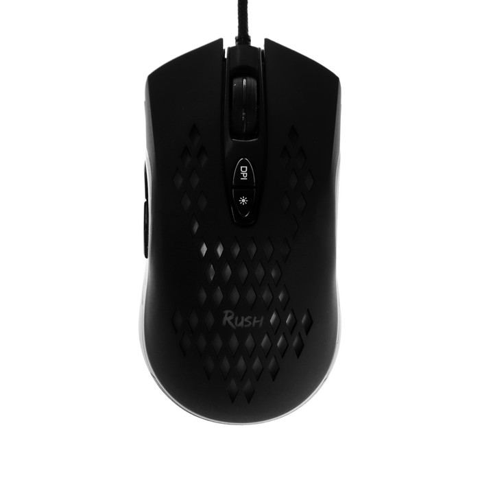 Мышь Smartbuy RUSH Incerto, игровая, проводная, подсветка, 3200 dpi, 7 кнопок, USB, чёрная - фото 51313545