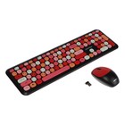 Комплект клавиатура и мышь Smartbuy SBC-666395AG-V, беспровод, мембран, 1000 dpi, USB,черный - фото 51313573