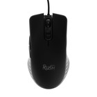 Комплект клавиатура+мышь+ковер Smartbuy RUSH Shotgun, провод, мембран, 3200 dpi, USB, чёрный - фото 8997457