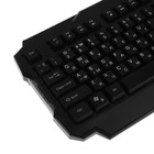 Комплект клавиатура+мышь+ковер Smartbuy RUSH Shotgun, провод, мембран, 3200 dpi, USB, чёрный - фото 8997451