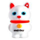Флешка Smartbuy Wild series "Котенок", 32 Гб, USB 2.0, чт до 25 Мб/с, зап до 15 Мб/с, белая - фото 10079666