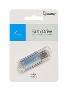 Флешка Smartbuy V-Cut, 4 ГБ, USB 2.0, чтение до 25 Мб/с, запись до 15 Мб/с, синяя - Фото 8