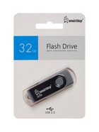 Флешка Smartbuy Twist, 32 Гб, USB 2.0, чтение до 25 Мб/с, запись до 15 Мб/с, чёрная - Фото 10