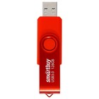 Флешка Smartbuy Twist, 128 Гб, USB 3.1, чтение до 70 Мб/с, запись до 40 Мб/с, красная - Фото 2