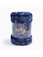 Плед «LoveLife. Снегопад» 180×200 см, велсофт - Фото 14