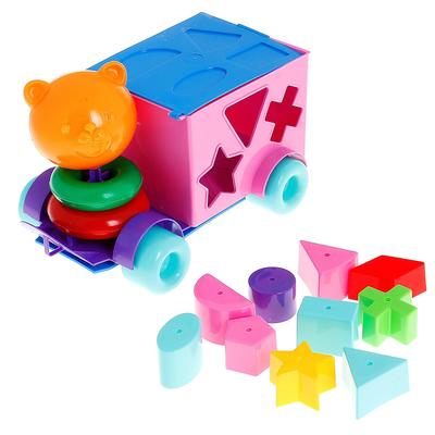 Автомобиль развивающий «Тигренок», 21 элемент, МИКС