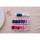 Игла для вышивания, для ковровой техники, d = 1,3/1,6/2,2 мм, с нитевдевателем, цвет белый/синий, УЦЕНКА - Фото 4