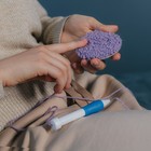 Игла для вышивания, для ковровой техники, d = 1,3/1,6/2,2 мм, с нитевдевателем, цвет белый/синий, УЦЕНКА - Фото 7