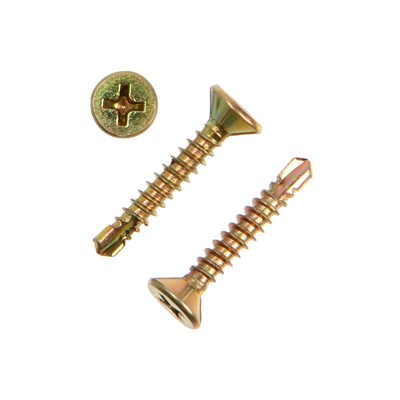 Саморез оконный, 3.9×25 мм, желтый цинк, 1000 шт.