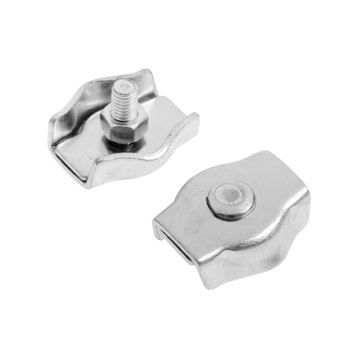 Соединитель троса одинарный SIMPLEX, 5 мм, цинк, 100 шт. - Фото 1