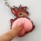 Брелок - мялка новогодний «Олень» 5,2 х 12,4 см - Фото 3