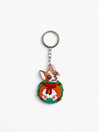 Брелок - мялка новогодний «Корги с венком» 4.6×12.8 см - Фото 5