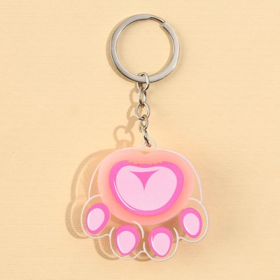 Брелок мялка для ключей «Лапка» 4.6×7 см