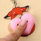 Брелок мялка для ключей «Лисичка с сердечком» 4.6×7 см - Фото 3