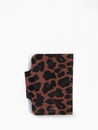 Визитница на кнопке, 24 карты, цвет коричневый - Фото 3