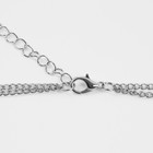 Кулон «Паук» висящий, цвет серебро, 45 см - фото 22551739