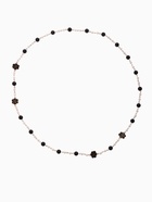 Бусы «Галантность» с жемчугом, шар №10, чёрно-белые в золоте, 80 см - Фото 4