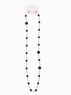 Бусы «Галантность» с жемчугом, шар №10, чёрно-белые в золоте, 80 см - Фото 7