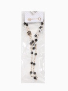 Бусы «Галантность» с жемчугом, шар №10, чёрно-белые в золоте, 80 см - Фото 9