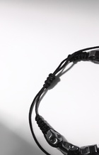 Браслет «Гематит» черепа, цвет чёрный, 7 см - фото 31068871