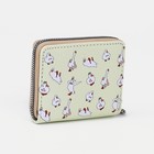 Кошелёк на молнии, отдел для карт, для монет, цвет жёлтый - Фото 2