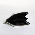 Кошелёк на молнии, отдел для карт, для монет, зелёный - Фото 7