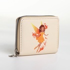 Кошелёк на молнии «Фея огня», отдел для карт, для монет, бежевый - Фото 5