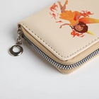 Кошелёк на молнии «Фея огня», отдел для карт, для монет, бежевый - фото 65396650