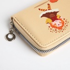Кошелёк на молнии «Фея осени», отдел для карт, для монет, бежевый - фото 65396653