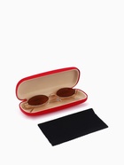 Футляр для очков на хлопушке, длина 16 см, красный - Фото 2