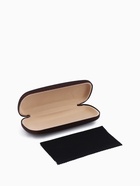 Футляр для очков на хлопушке, с паттерном, размер 16×6×4 см, коричневый - Фото 3