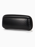 Футляр для очков, искусственная кожа, на молнии, длина 16 см, чёрный - Фото 5