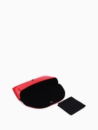 Футляр для очков на кнопке, однотонный, размер 16.5×4×7 см, красный - Фото 4