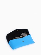 Футляр для очков на кнопке, однотонный, размер 17×4×7 см, голубой - Фото 7