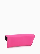 Футляр для очков на кнопке, однотонный, размер 17×4×7 см, розовый - Фото 3