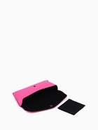 Футляр для очков на кнопке, однотонный, размер 17×4×7 см, розовый - Фото 4