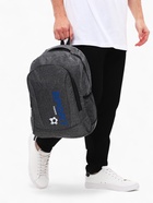 Рюкзак мужской на молнии, 3 наружных кармана, цвет серый 9718399